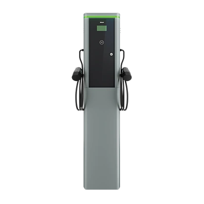 SIMON NEON Stacja ładowania pojazdów elektrycznych, cokół, 1 faza, 32A, 14800W, kabel T2 prosty, RFID, MID, wył. nadpr. 40A kl. C wył. różnic. 30mA kl. A [1]