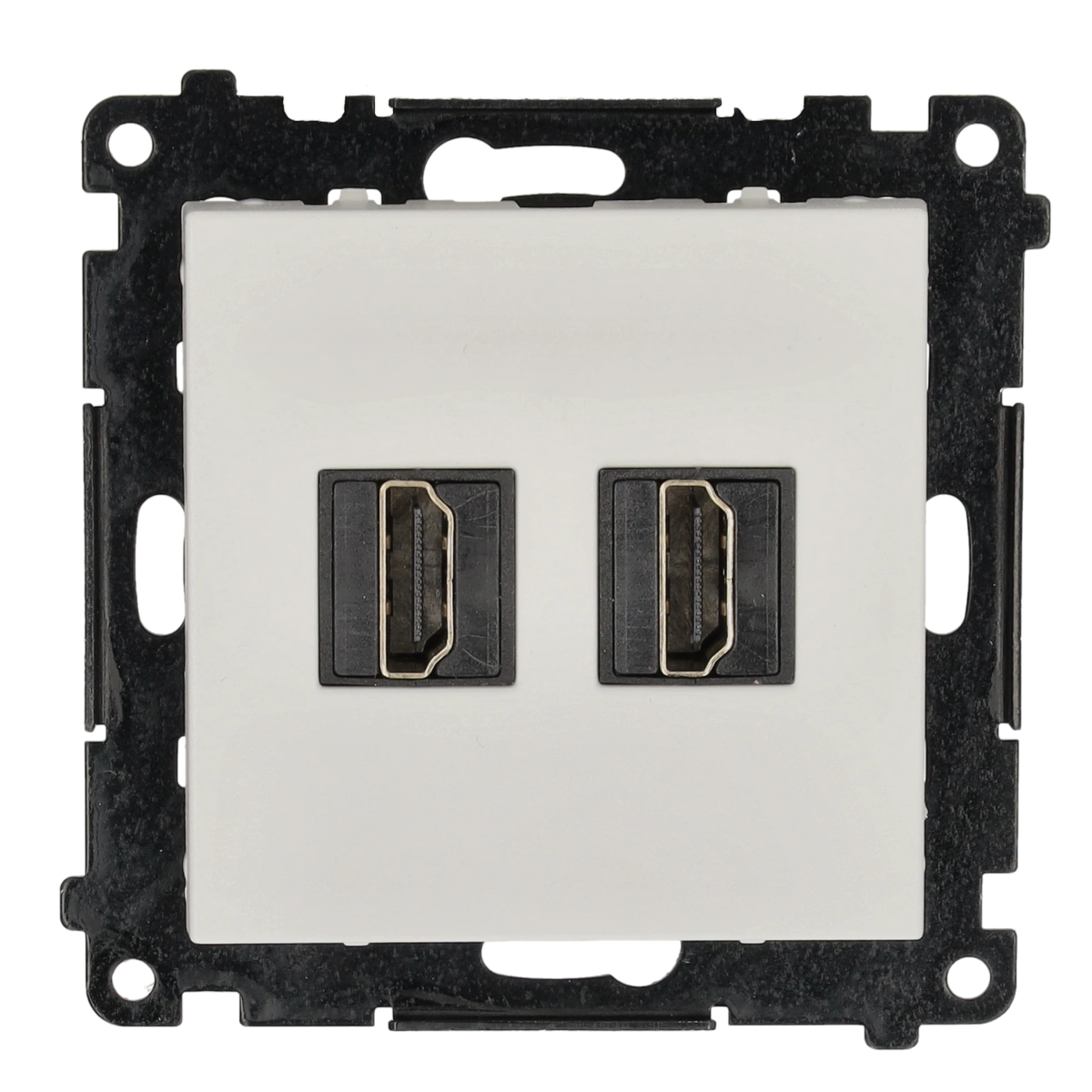 SIMON 55 gniazdo HDMI 2.1 podwójne, jasnoszary mat [10]