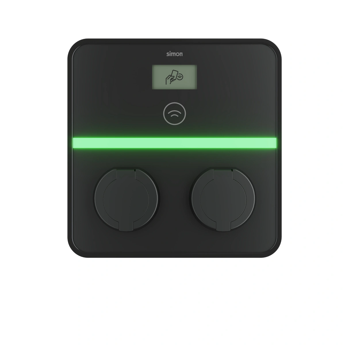 SIMON XENON Ładowarka Samochodowa ścienna/totem, 3 fazy, 22 kW, 2 punkty ładowania, 2x gniazdo T2, RS-485, Ethernet, Wifi, Bluetooth, RFID, licznik MID, opcjonalny modem LTE [1]
