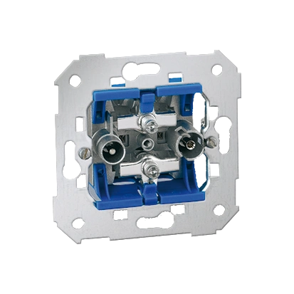 SIMON 82 Mechanizm gniazda antenowego RTV-SAT końcowe tłum.:2dB [10]