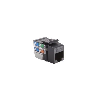 gniazdo RJ45 kat. 6 czarny Kontakt-Simon