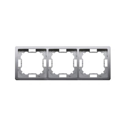 BASIC STANDARD Ramka 3-krotna, stal inox [20]