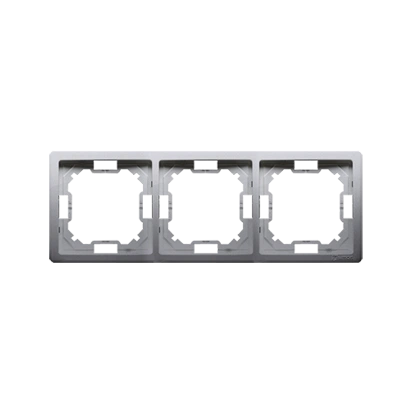 BASIC STANDARD ramka 3-krotna, stal inox [20]