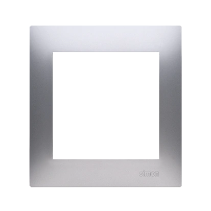 Simon 54 PREMIUM ramka 1-krotna, srebrny mat [40]