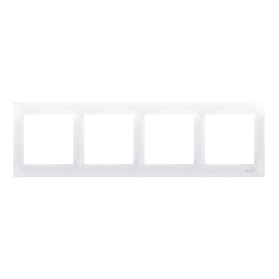 Simon 54 PREMIUM ramka 4-krotna, biały [20]