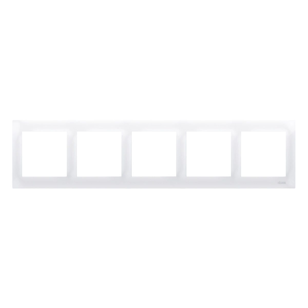 Simon 54 PREMIUM ramka 5-krotna, biały [20]