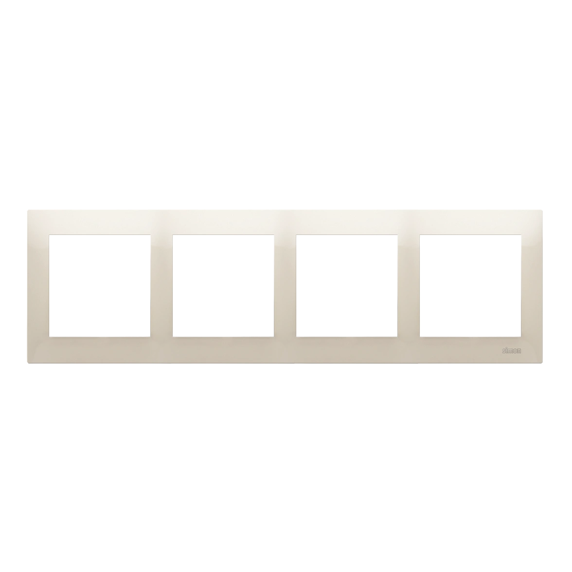 Simon 54 PREMIUM ramka 4-krotna, kremowy [20]