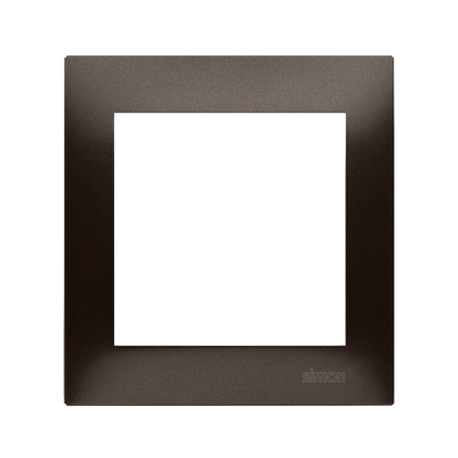 Simon 54 PREMIUM ramka 1-krotna, brąz mat [40]