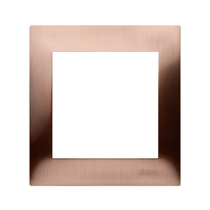 SIMON 54 PREMIUM Ramka 1-krotna metalowa, miedź rustykalna [15]