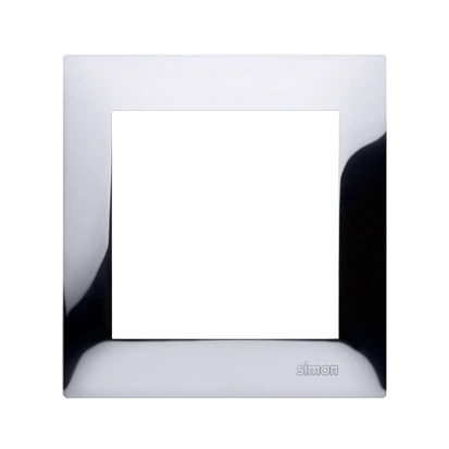 Simon 54 PREMIUM ramka 1-krotna metalowa, chrom [15]