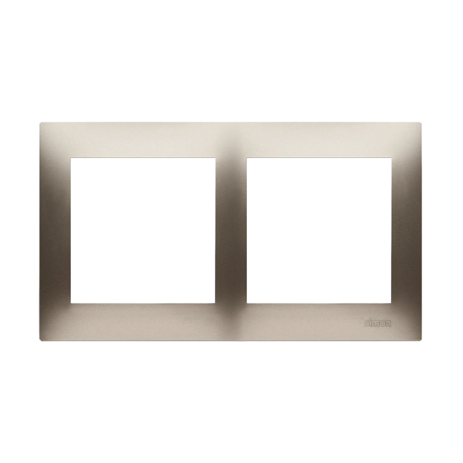 Simon 54 PREMIUM ramka 2-krotna, złoty mat [25]