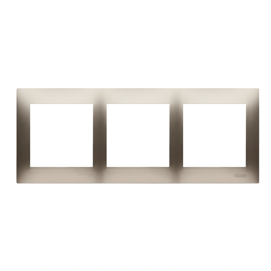 SIMON 54 PREMIUM Ramka 3-krotna, złoty mat [20]