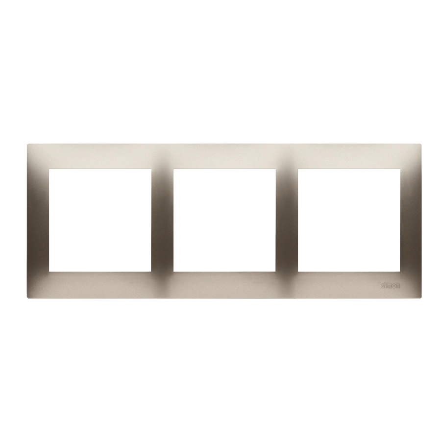 Simon 54 PREMIUM ramka 3-krotna, złoty mat [20]