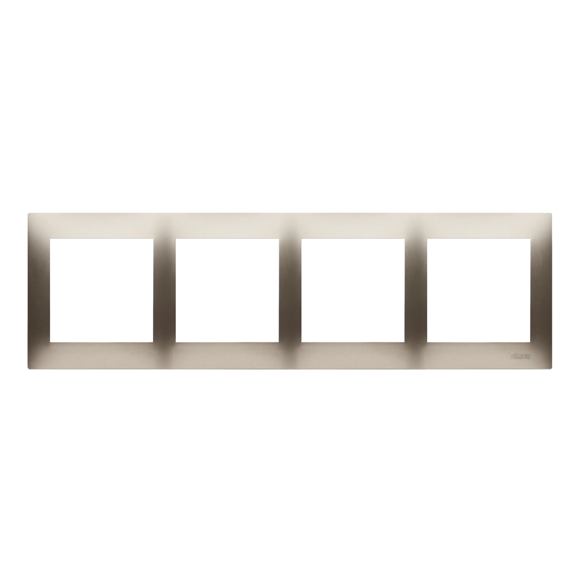 Simon 54 PREMIUM ramka 4-krotna, złoty mat [20]