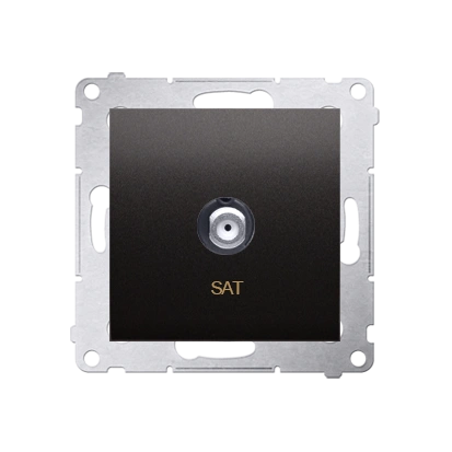 Simon 54 gniazdo antenowe SAT pojedyncze, antracyt [10]