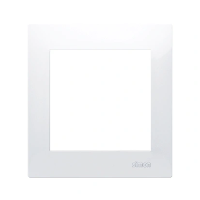 SIMON 54 PREMIUM Ramka 1-krotna do puszek karton-gips, biały [40]