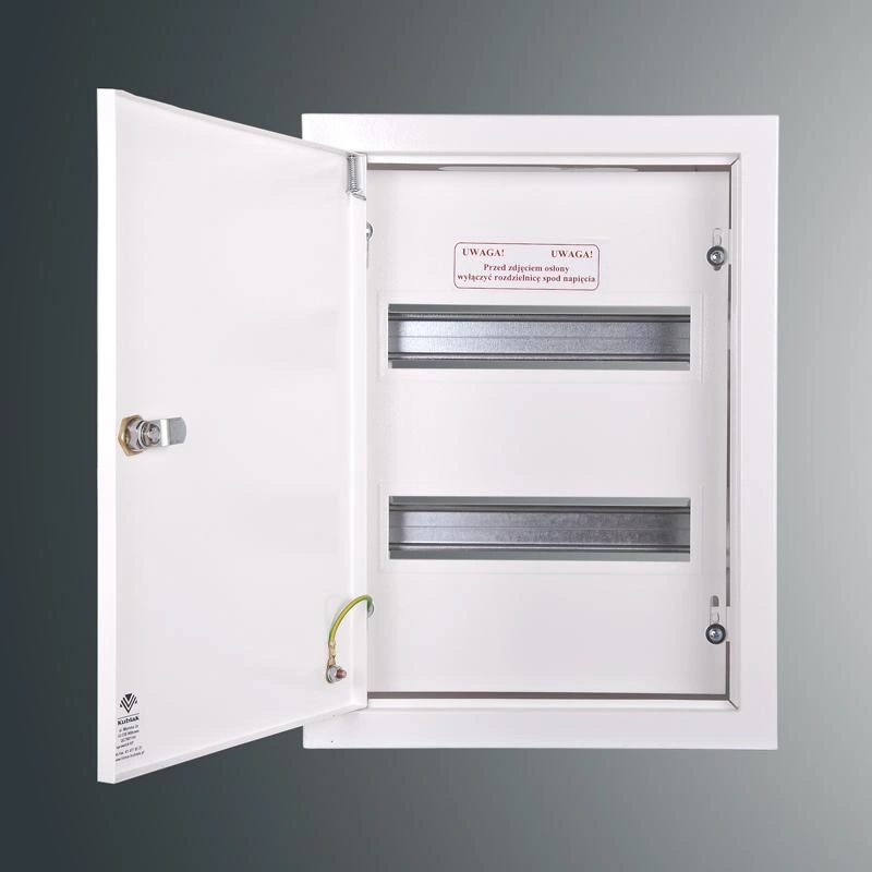 Rozdzielnica p/t modułowa RW 2NN 2x12S 392x288x130; szyna TSH35; zamek patent.9081; IP30; RAL 9003