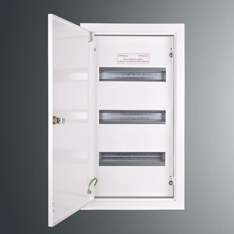 Rozdzielnica p/t modułowa RW 3NN 3x12S 532x288x130; szyna TSH35; zamek patent.9081; IP30; RAL 9003