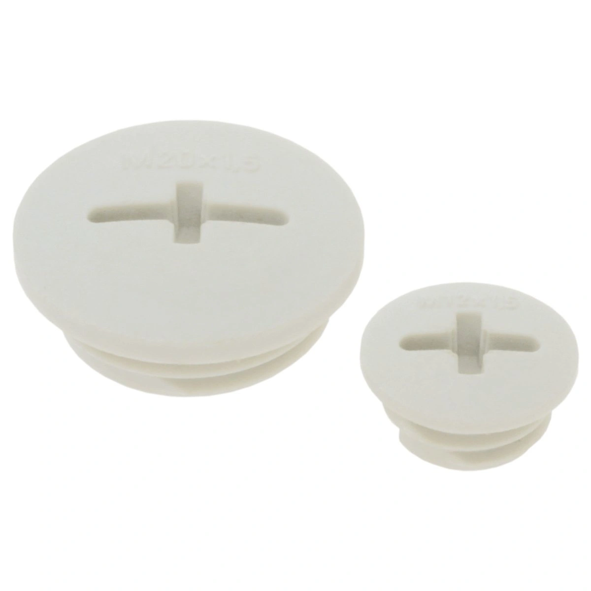 SKINDICHT BLK-M 20X1,5 RAL 7035 LGY Zaślepka