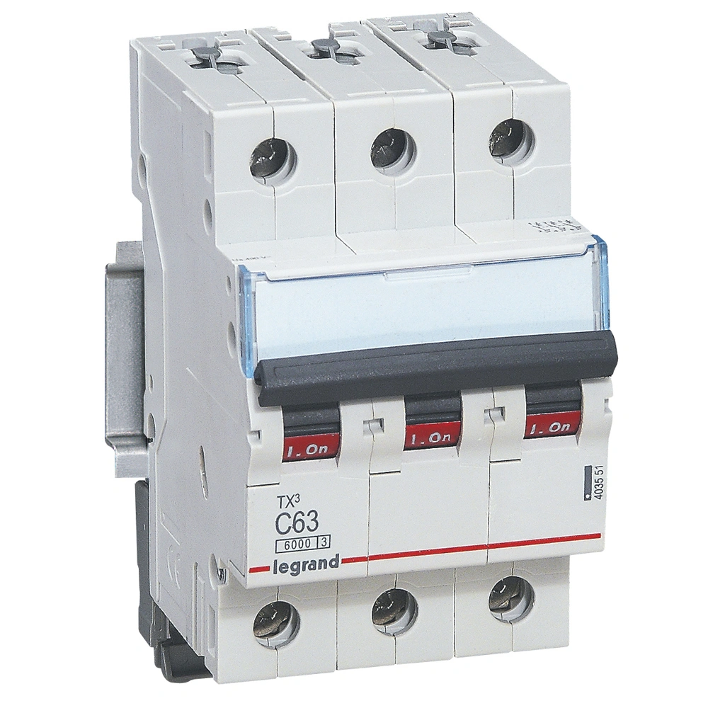 wyłącznik nadprądowy S 303 3P C 63A 6000A SERII TX3, Legrand