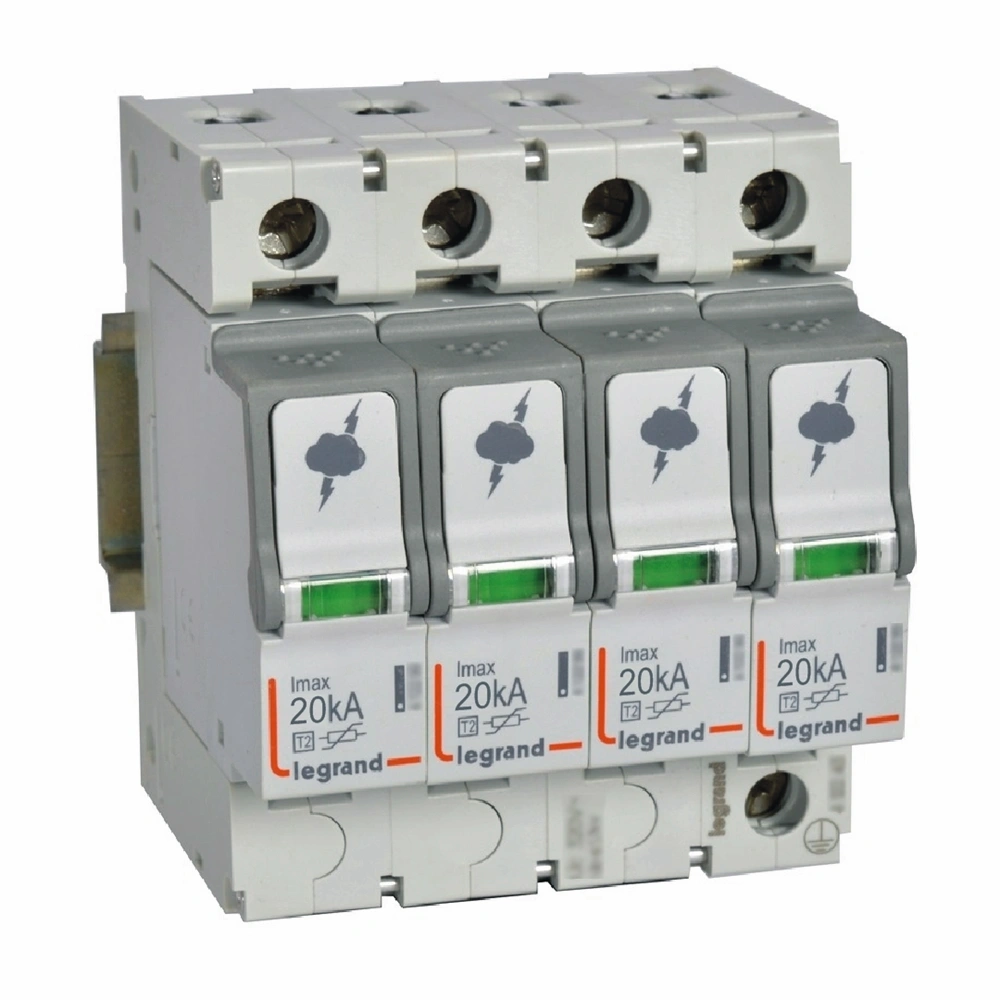 OGRANICZNIK PRZEPIĘĆ T2 20 KA 4P, Legrand