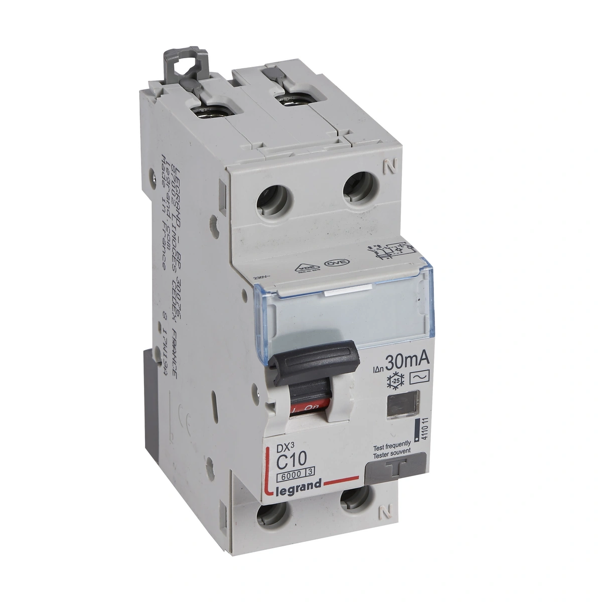wyłącznik RÓŻNICOWONADPRĄDOWY P 312 2P C 10A 30MA TYP AC SERII DX3, Legrand