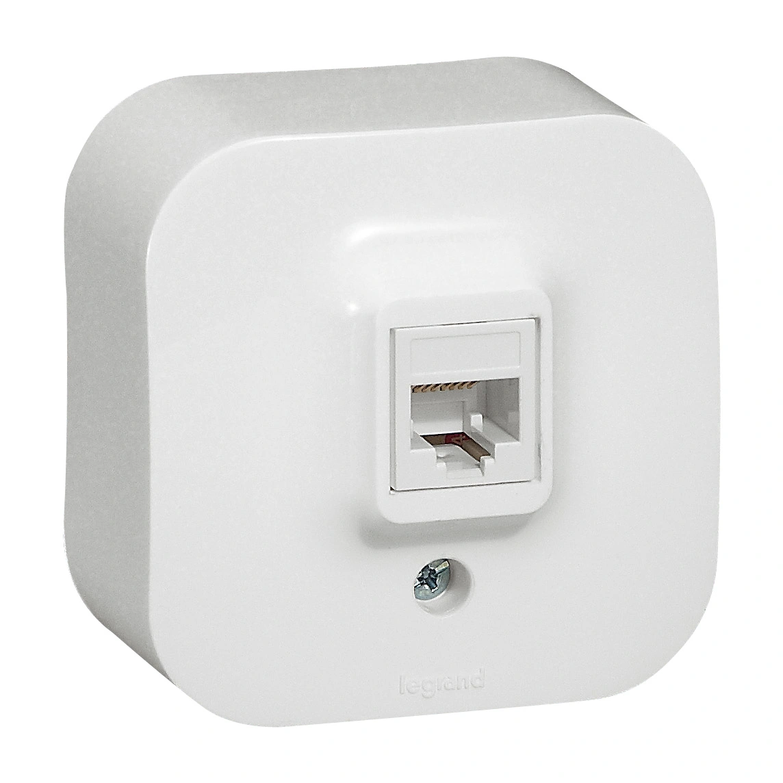 FORIX IP20 - Gniazdo 1xRJ45 KAT. 5E UTP BIAŁE