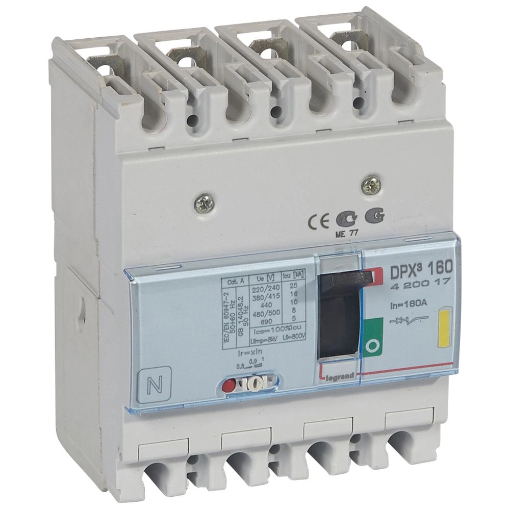 DPX3 160, 160A, 4P, 16kA, wyłącznik mocy
