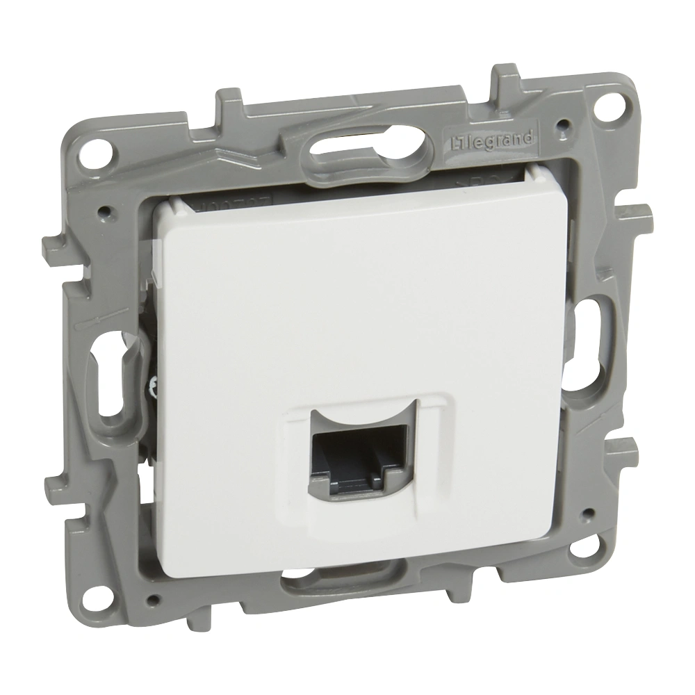 NILOE - GNIAZDO POJEDYNCZE RJ45 KAT 5 UTP BIAŁE