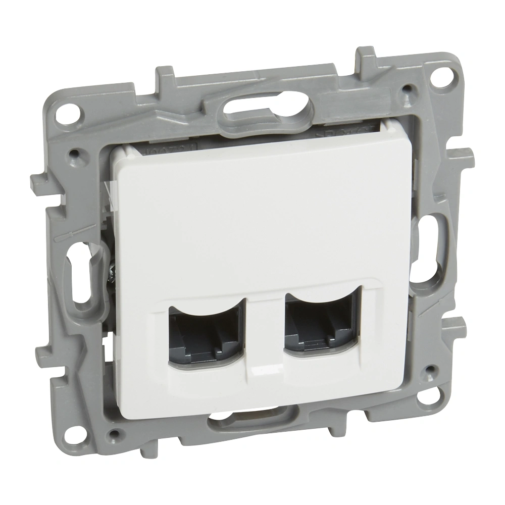 NI2:B GNIAZDO 2XRJ45 KAT.6 UTP