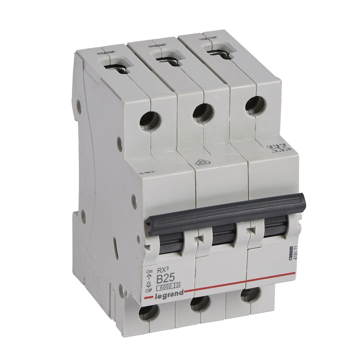 wyłącznik nadprądowy RX3 3P B 25A 6000A, Legrand