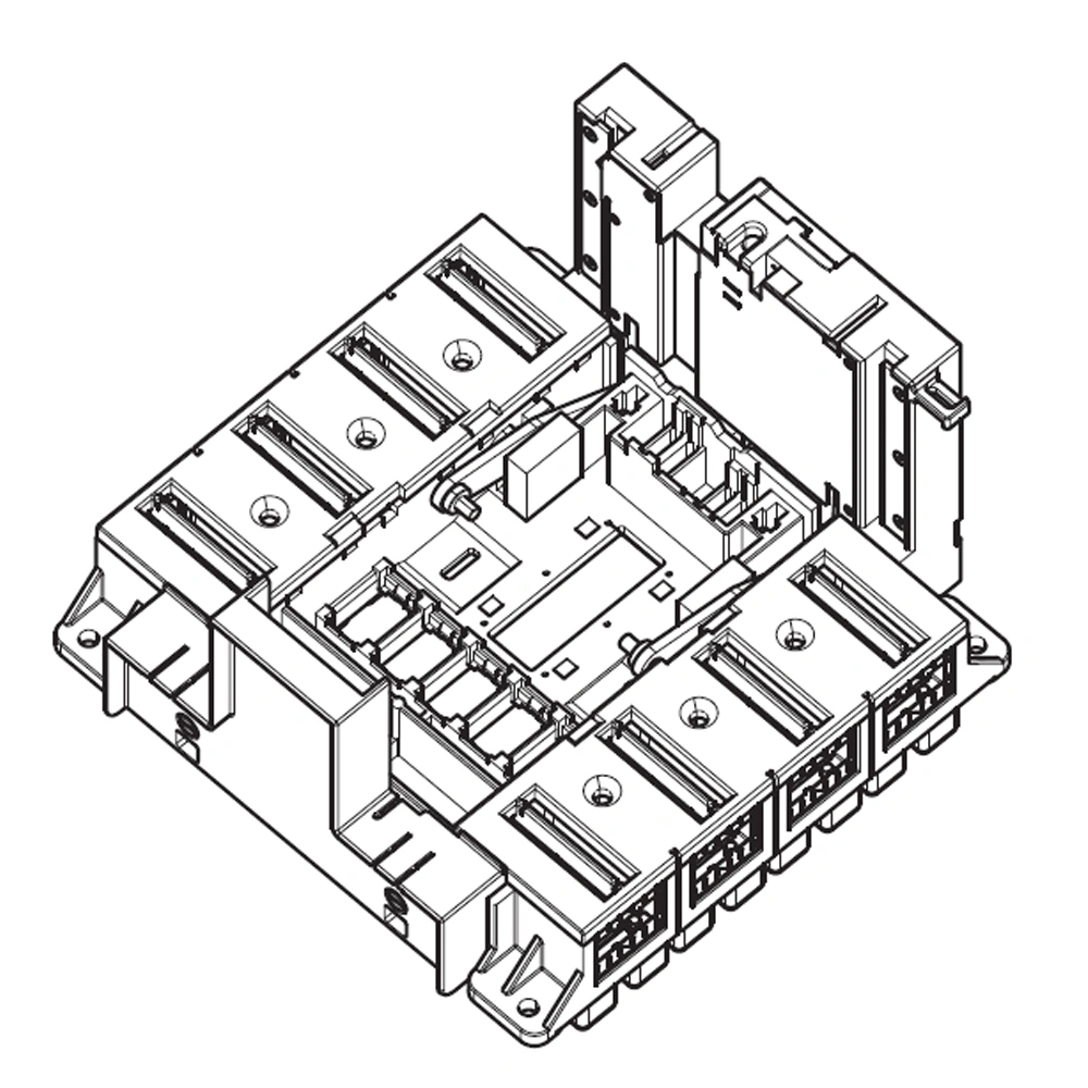DPX3 1600 3P PODST. WYK. WYS. Z PRZYŁ. GÓRN