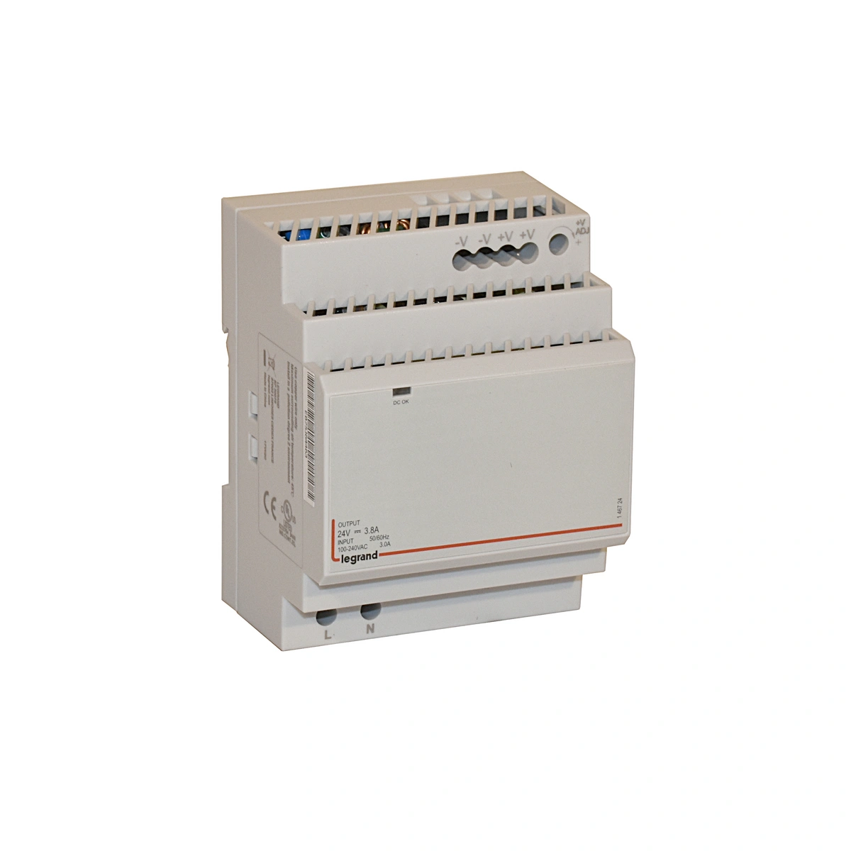 ZASILACZ IMPULSOWY modułowy  24V - 92W