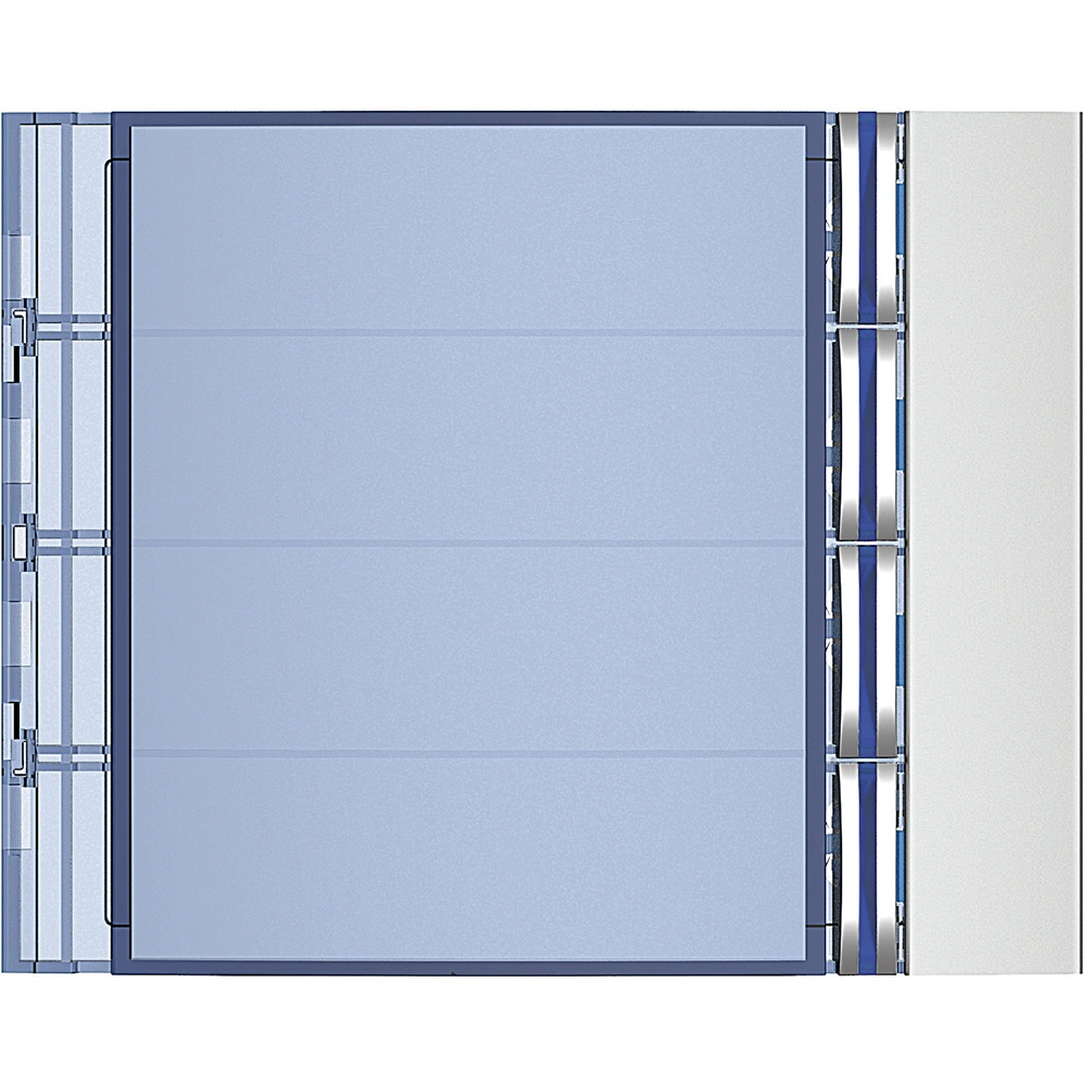 SFERA: PLAKIETKA MODUŁU Z PRZYCISKAMI - 4 PRZYCISKI -ALUMINIUM, Bticino