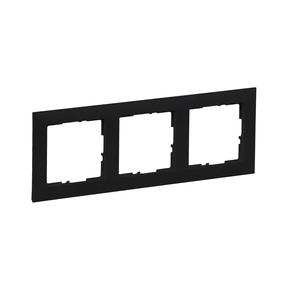 SUNO - Ramka - 3x, Czarny, Legrand