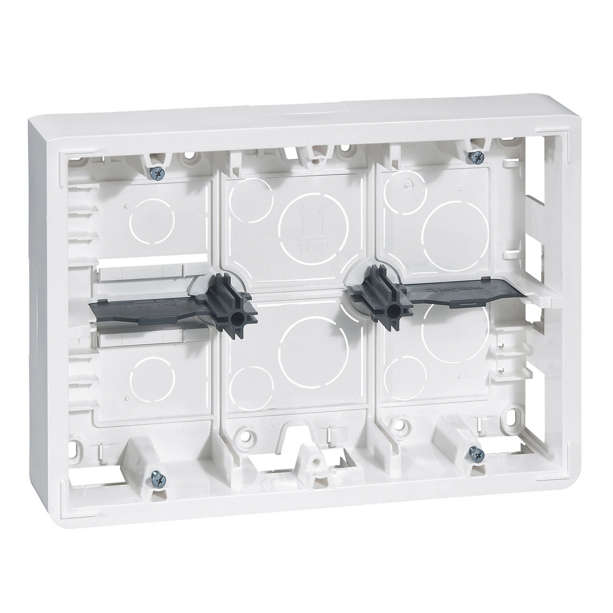 MOSAIC PUSZKA NATYNKOWA-2X6 LUB 2X8 LUB 2X3X2 MOD POZIOM 46MM DO UCHYTU 080266, Legrand