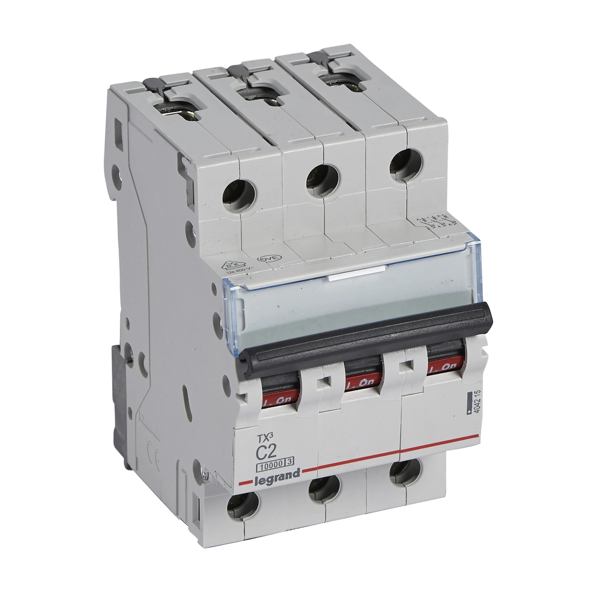 Wyłącznik nadprądowy S 313 3P C 2A 10000A SERII TX3, Legrand