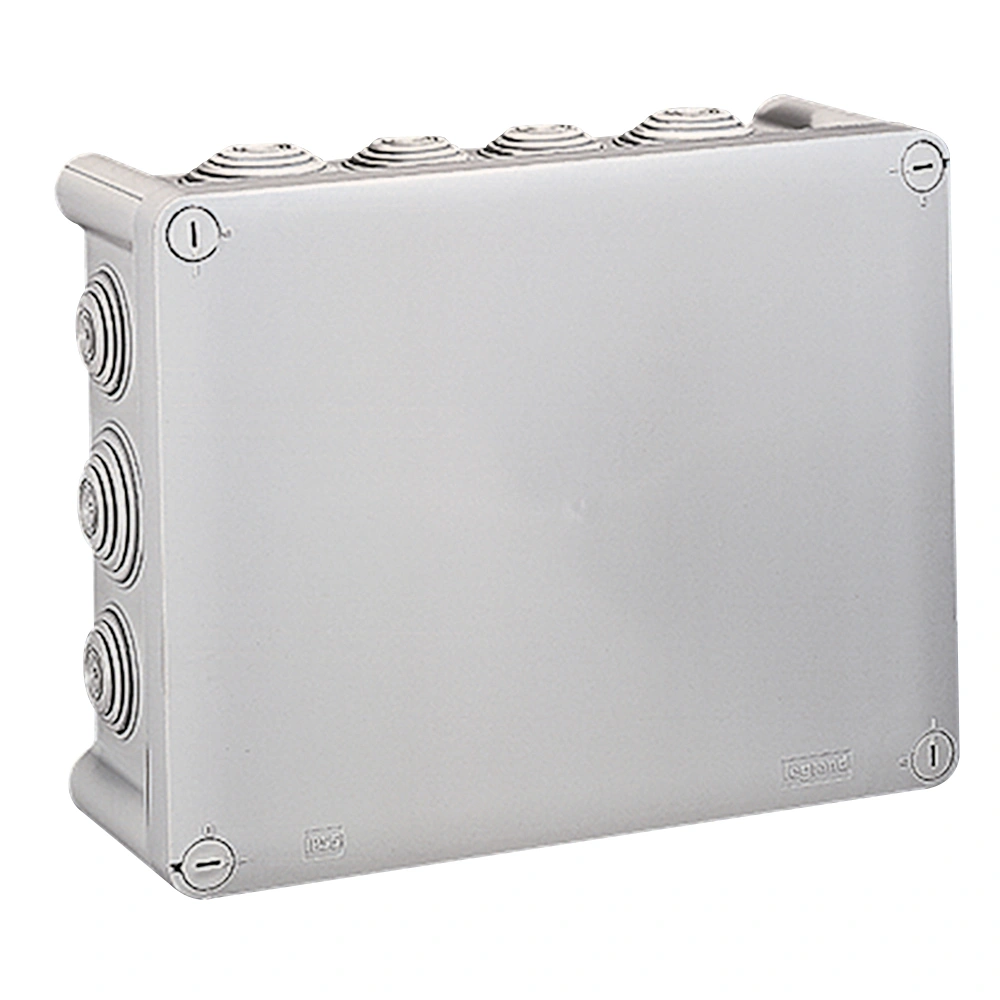 PLEXO55 Puszka prostokątna z przepustami 220x170x86 mm IP55 - IK07 z przepustami