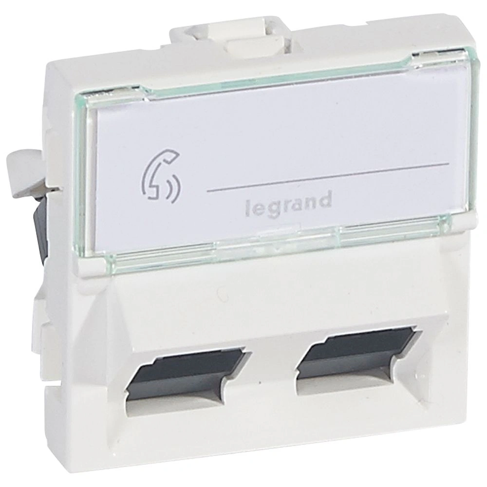 M45:2M 2XRJ45 KAT6 UTP 45O