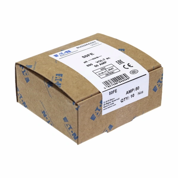 50FE Wkładka szybka, 50 A, AC 690 V, DC 500 V, BS88, 19 x 77 mm, aR, BS