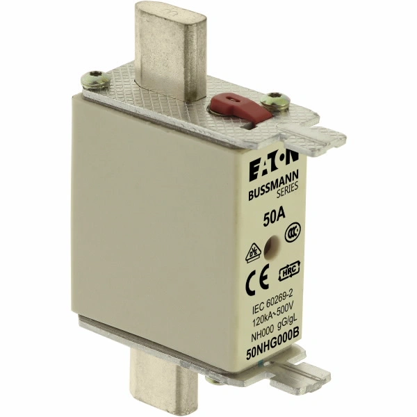 50NHG000B Wkładka NH000 50A 500V GL/GG podwójny wskaźnik