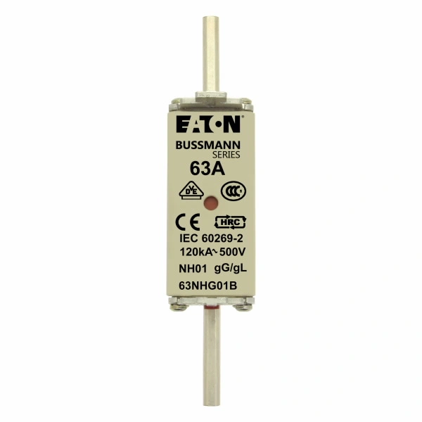 63NHG01B Wkładka NH01 63A 500V GL/GG podwójny wskaźnik
