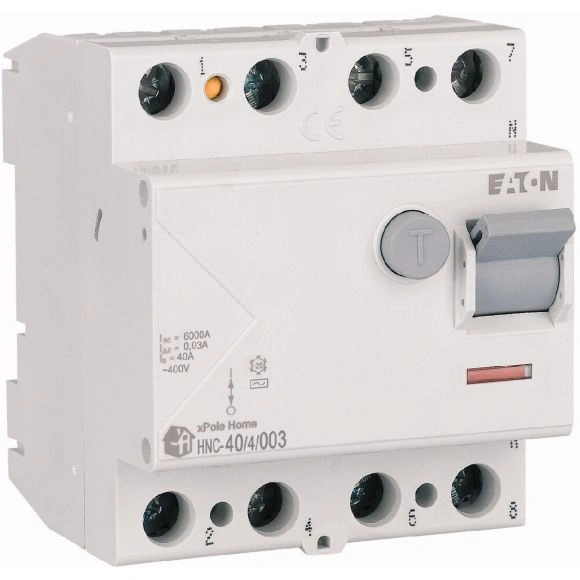HNC 40/4/003 wyłącznik różnicowoprądowy 6kA typ AC /PDC-MCB*/