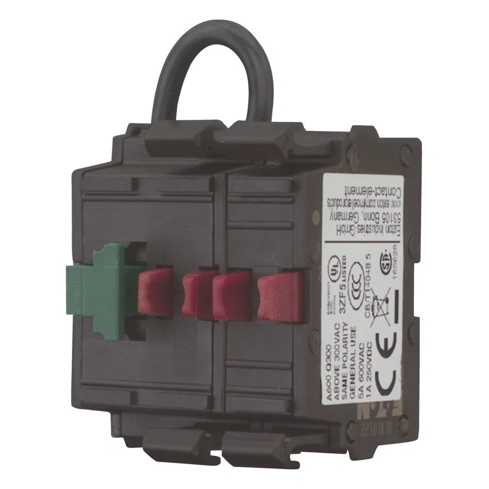M22-K02SMC10 Element stykowy z samokontrolą 1Z. 2R. mocowany do płyty czołowej