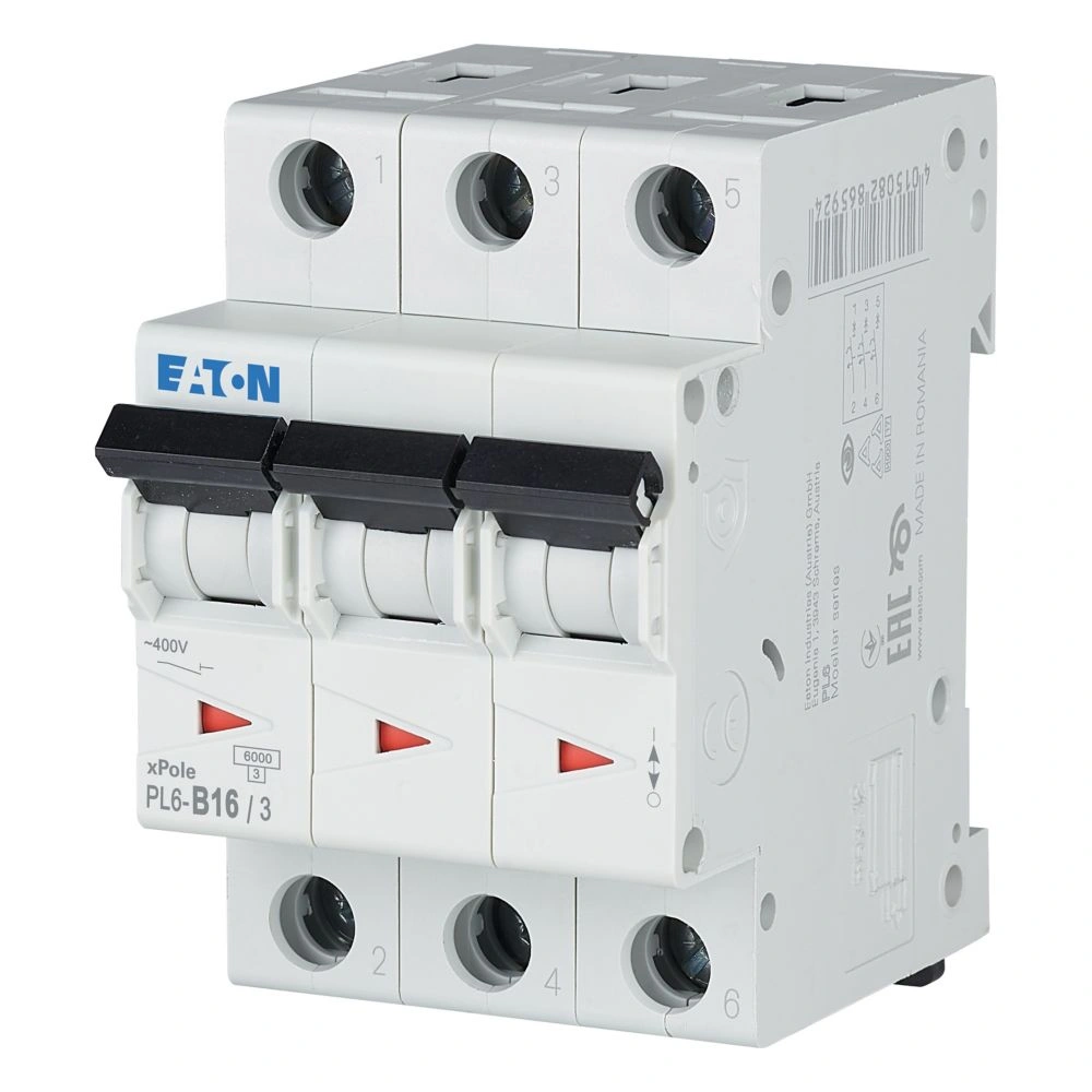 PL6-B16/3 wyłącznik nadprądowy 6kA /PDC-MCB/