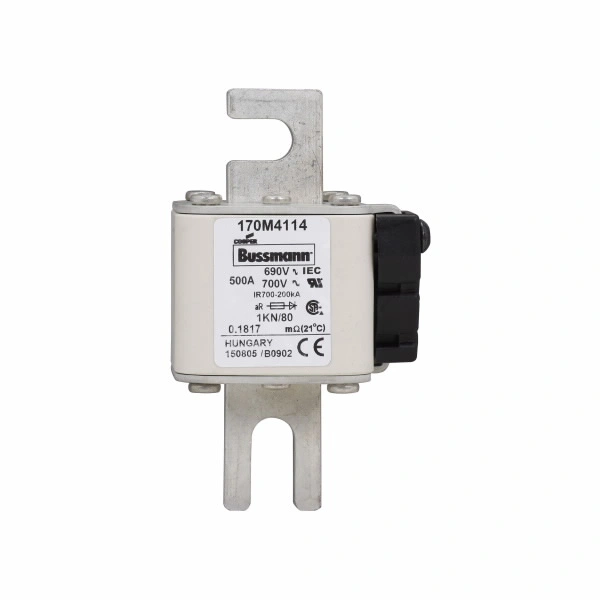 170M4114 Wkładka szybka, 500 A, AC 690 V, DIN 1, 53 x 69 x 108 mm, aR, DIN, IEC