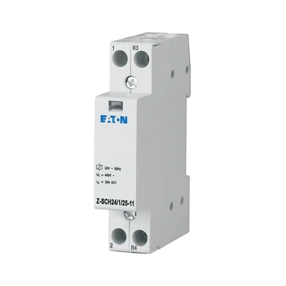 Z-SCH24/1/25-11 Stycznik instalacyjny Z-SCH 1MU szer. 24VAC 1zw. + 1rozw.