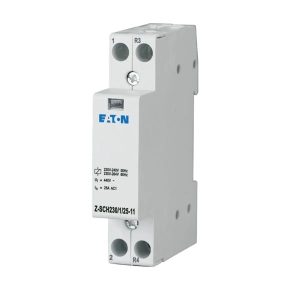 Z-SCH230/1/25-11 Stycznik instalacyjny Z-SCH 1MU szer. 230VAC 1zw. + 1rozw.