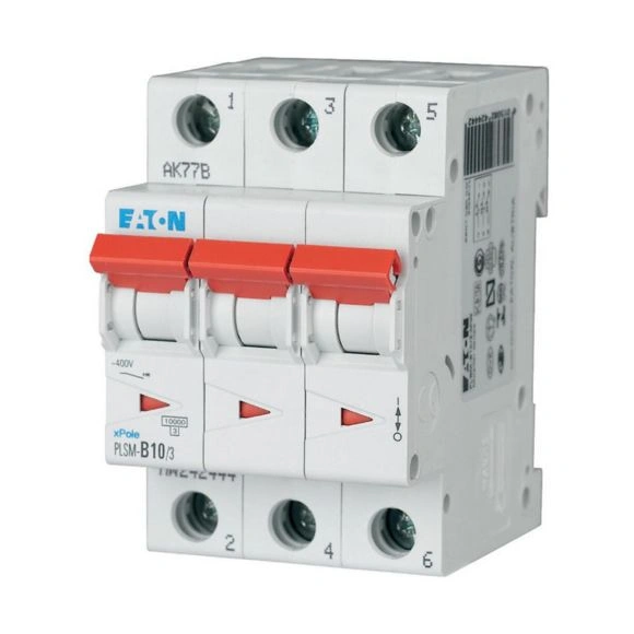PLSM-C10/3-MW Wyłącznik nadprądowy 10kA, In=10A, char. C, 3-bieg. Seria PLSM
