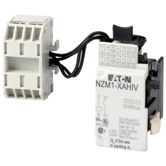 NZM1-XAHIV208-250AC/DC Wyzwalacz wzrostowy z VHI z listwą zacis